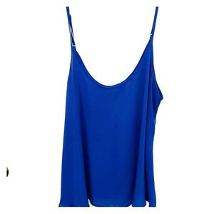Blue tank top